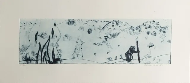 ROGER METTO (FÖDD 1964). Kompositioner, 6 stycken, torrnålar, oramade blad.