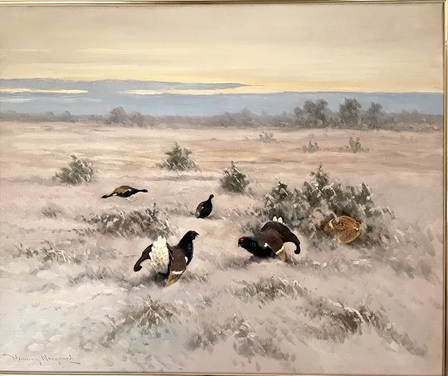 HENNING HOUGAARD. 1922-1995, olja på duk, signerad.