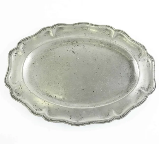 STEKFAT, tenn, rokoko, 1700-tal.