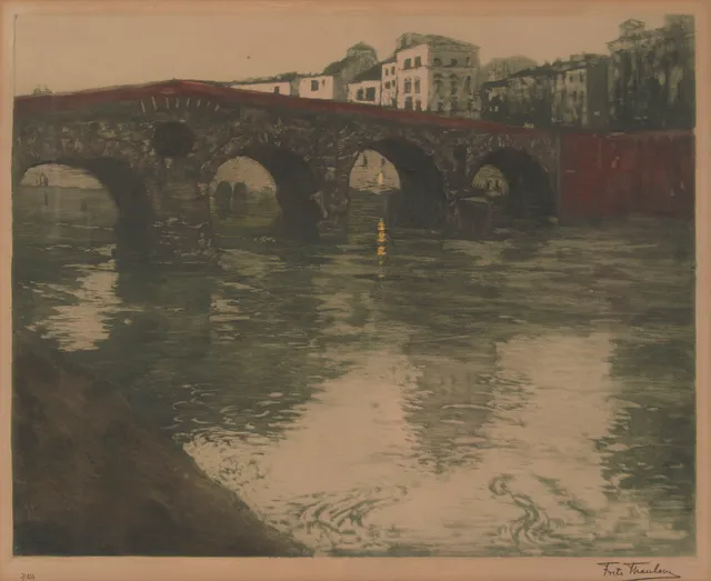 Thaulow, Frits — "Veronabroen (Pont de Vérone)"