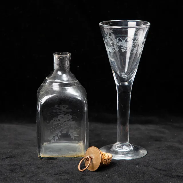 REIJMYRE, " Rosette " glasservis, 8 delar.