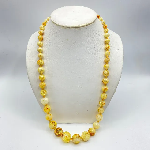 COLLIER BAKELIT BUTTERSCOTCH DESIGN 30ER.