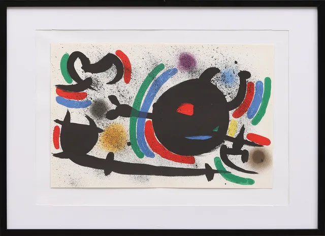 JOAN MIRÓ. Originallitografi ur Lithographe I.