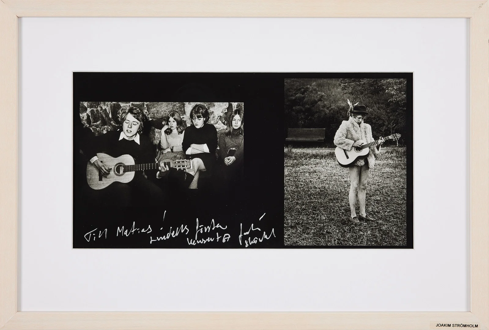 JOAKIM STRÖMHOLM. Lundells första konsert 67, pigment print, 20 x39 cm. — Photography — Stockholms Auktionsverk Fine Art