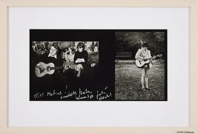 JOAKIM STRÖMHOLM. Lundells första konsert 67, pigment print, 20 x39 cm.