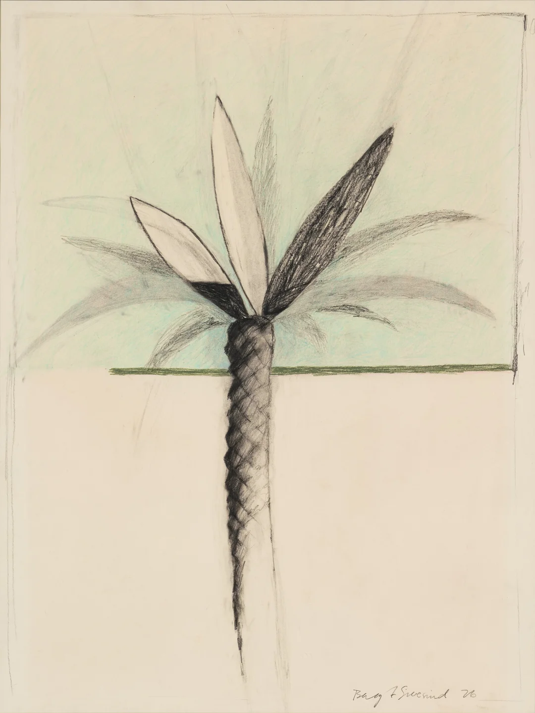 Sivesind, Bengt — Palme, 1976 — Kunst/Øvrig billedkunst — Blomqvist