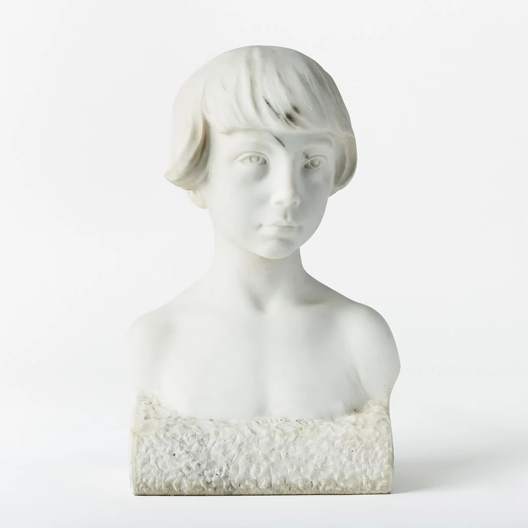 ALICE NORDIN (1871-1948). Porträttbyst av Torsten Lundholm. — Sculptures & Bronzes — Stockholms Auktionsverk Fine Art