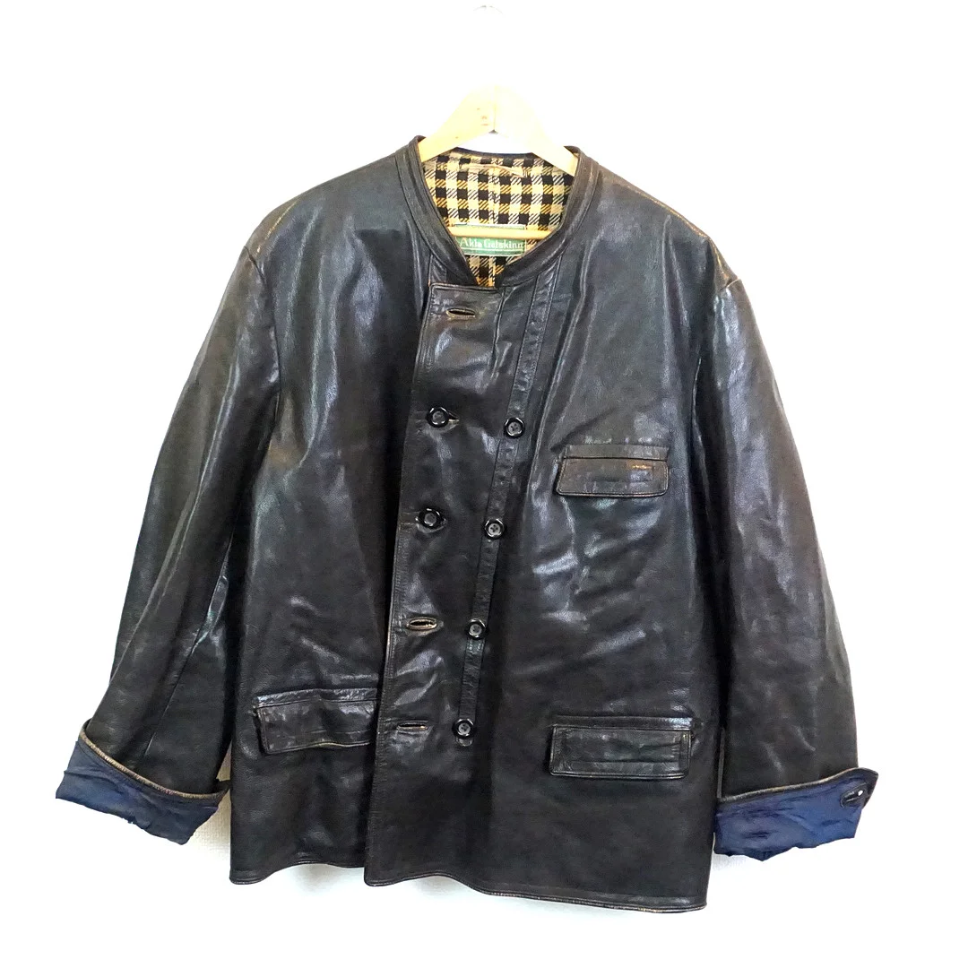 JACKA, getskinn, herr, Sverige. — Vintage & Designer Fashion — Roslagens Auktionsverk
