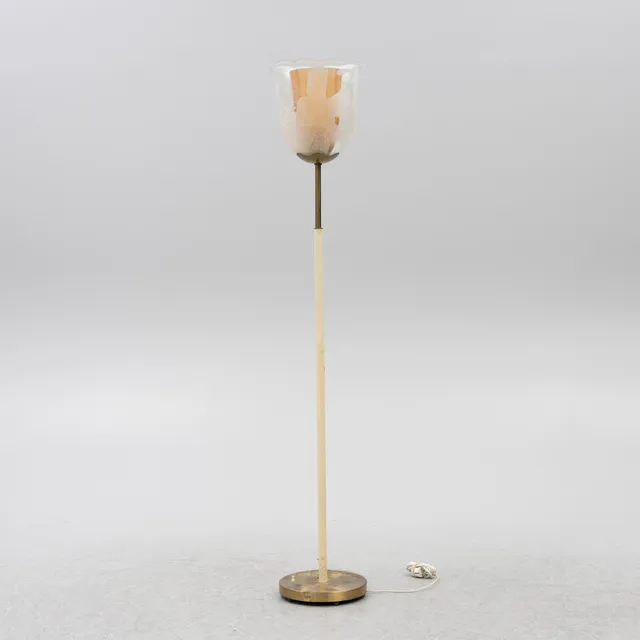 Bo Notini, golvlampa, Glössner & Co, Stockholm, 1940-tal.