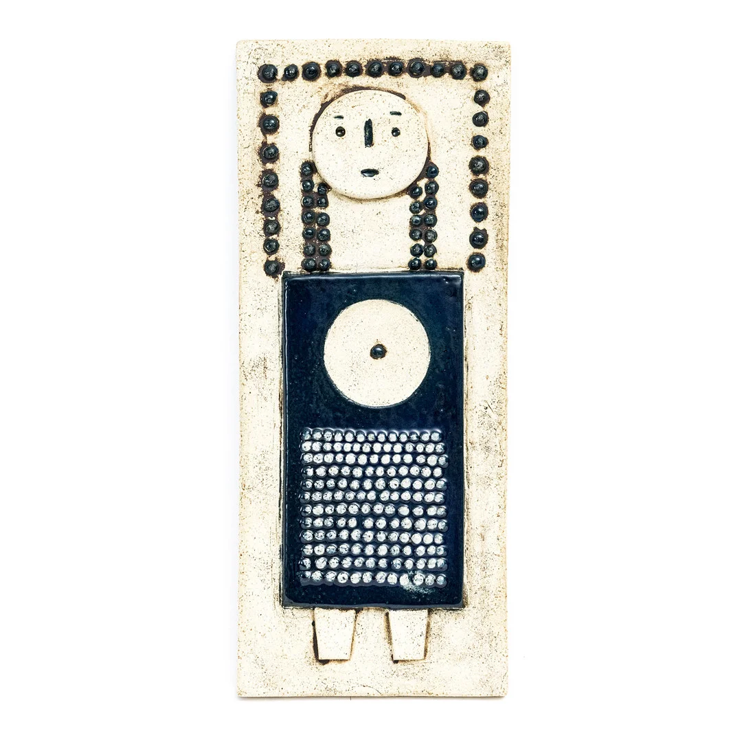 SYLVIA LEUCHOVIUS. Relief, stengods, Rörstrand, 1960-tal. — European — Stockholms Auktionsverk Göteborg