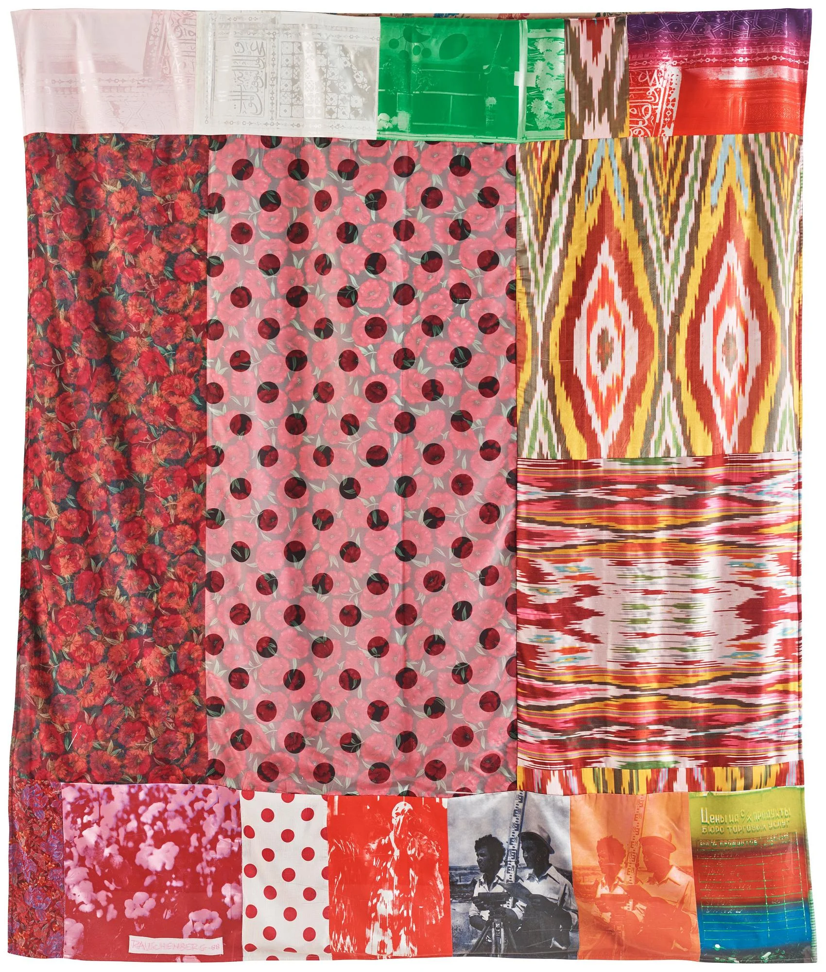 Robert Rauschenberg, "Samarkand Stitches #I". — Bukowskis