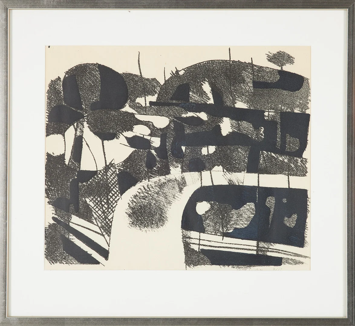 LAGE LINDELL. Litografi, signerad och numrerad 9/15. — Engravings & Prints — Stockholms Auktionsverk Sickla