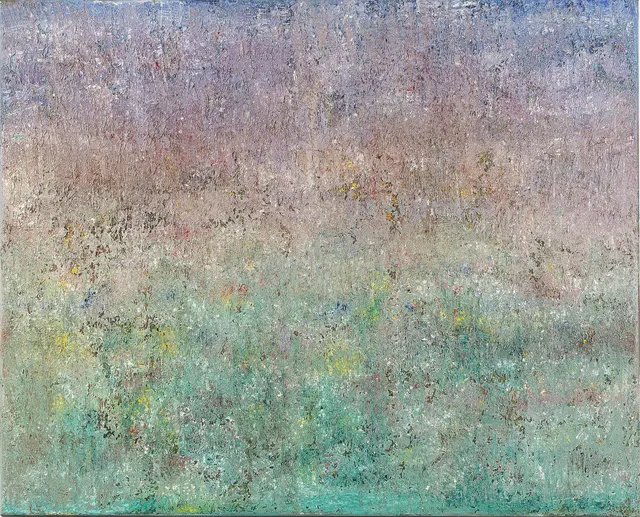 LAJOS FLESSER. "Shadow in the forest", olja på duk.
