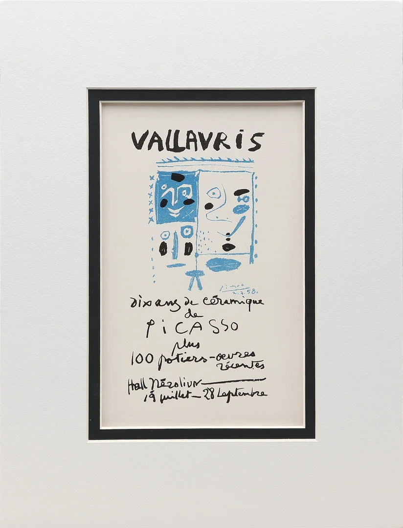 AFTER PABLO PICASSO. "Vallauris. Dix ans de céramique de Picasso". — Engravings & Prints — Balclis