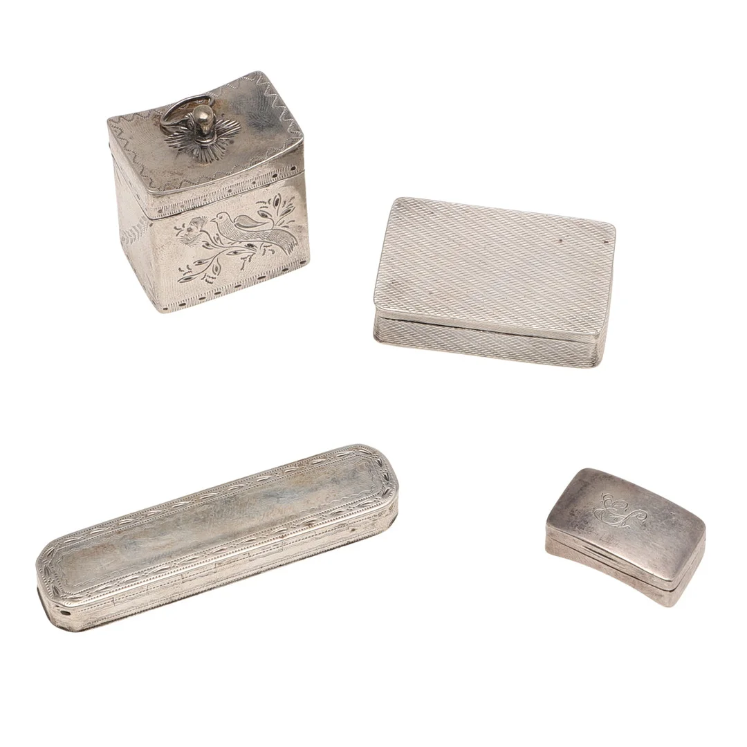 A GEORGE III SILVER TOOTHPICK BOX. — Silver — Lawrences Auctioneers