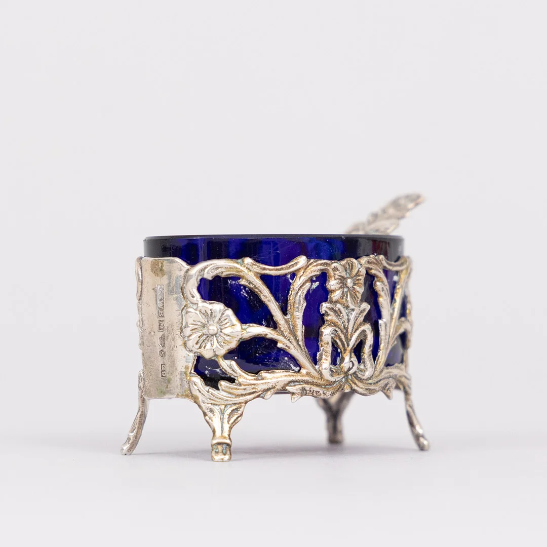 SALTKAR, Silver & Glas, GEWE, 1966. — Silver — Garpenhus Auktioner