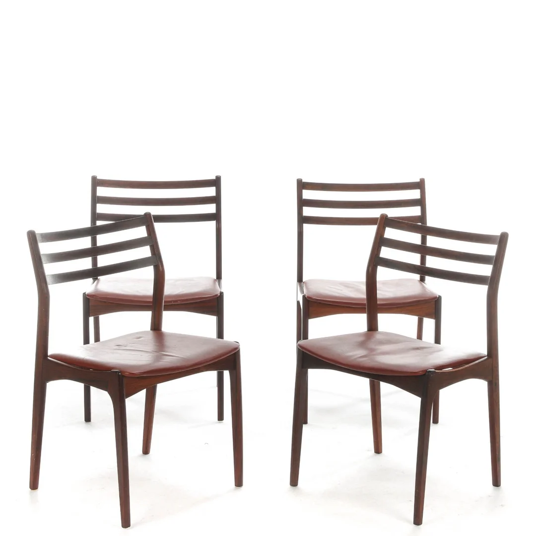 Vestervig Eriksen. Set of four rosewood chairs (4) — Furniture/Chairs — Lauritz