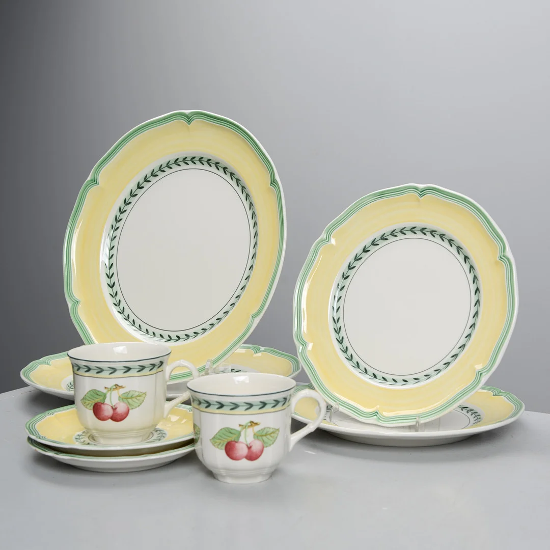 VILLEROY & BOCH, "French Garden Fleurence", servis för 2 personer, ur Country Collection (6 delar). — European — Formstad Auktioner