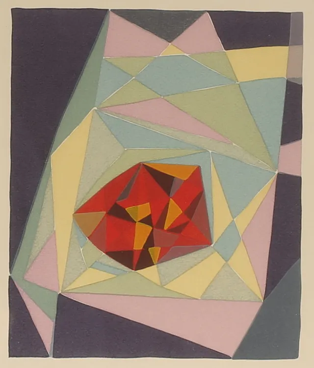 INGEGERD TORHAMN. Serigrafi, osignerad.