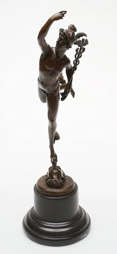 GIOVANNI, GIAMBOLOGNA (1529 FLORENZ 1608). NACH. Fliegender Merkur. — Sculptures & Bronzes — Auktionshaus Dannenberg