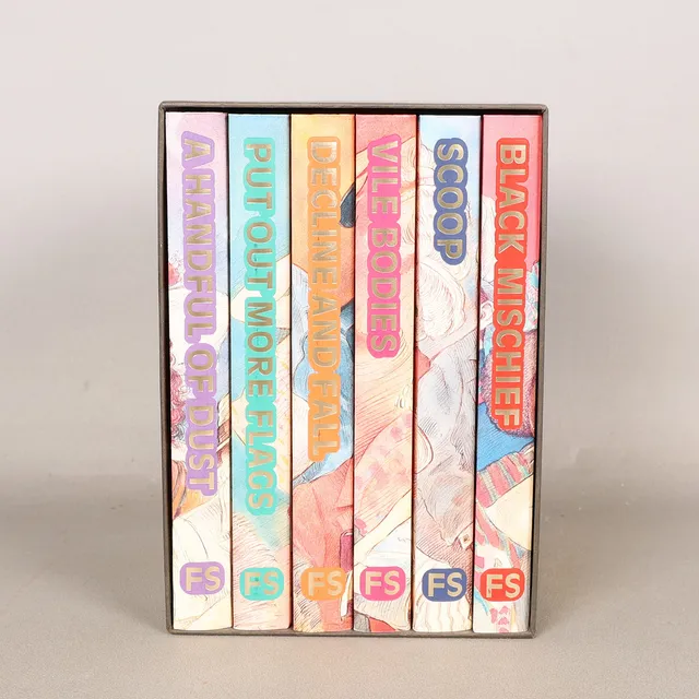 FOLIO SOCIETY, EVELYN WAUGH COMEDIES, A COMPLETE SET (6).