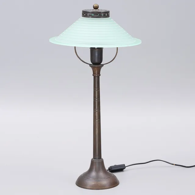 BORDSLAMPA, metall, glas, 1900-tal, Ikea.