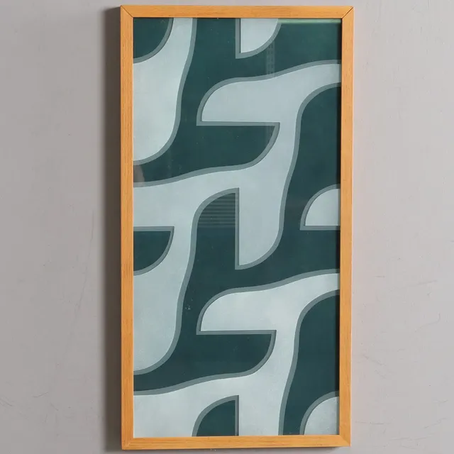KRISTIN RAPP. "Lager på glas", bemålat glas, signerad a tergo, daterad 2005.