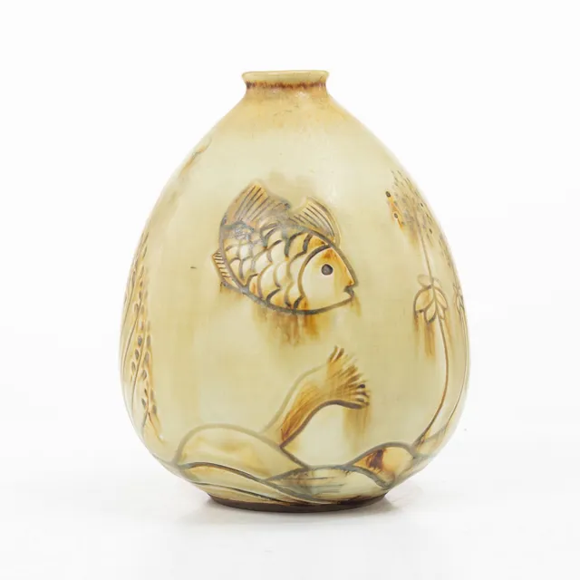 Gertrud Lönegren, vas, stengods, Rörstrand 1930-40-tal.