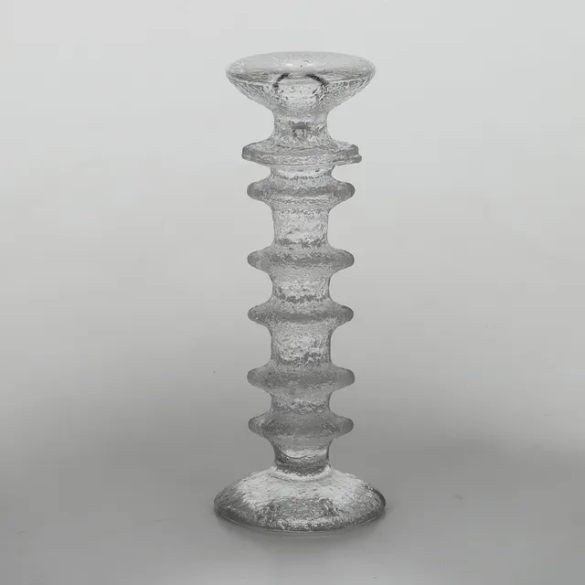 TIMO SARPANEVA. Ljusstake, "Festivo", glas, Iittala, Finland.