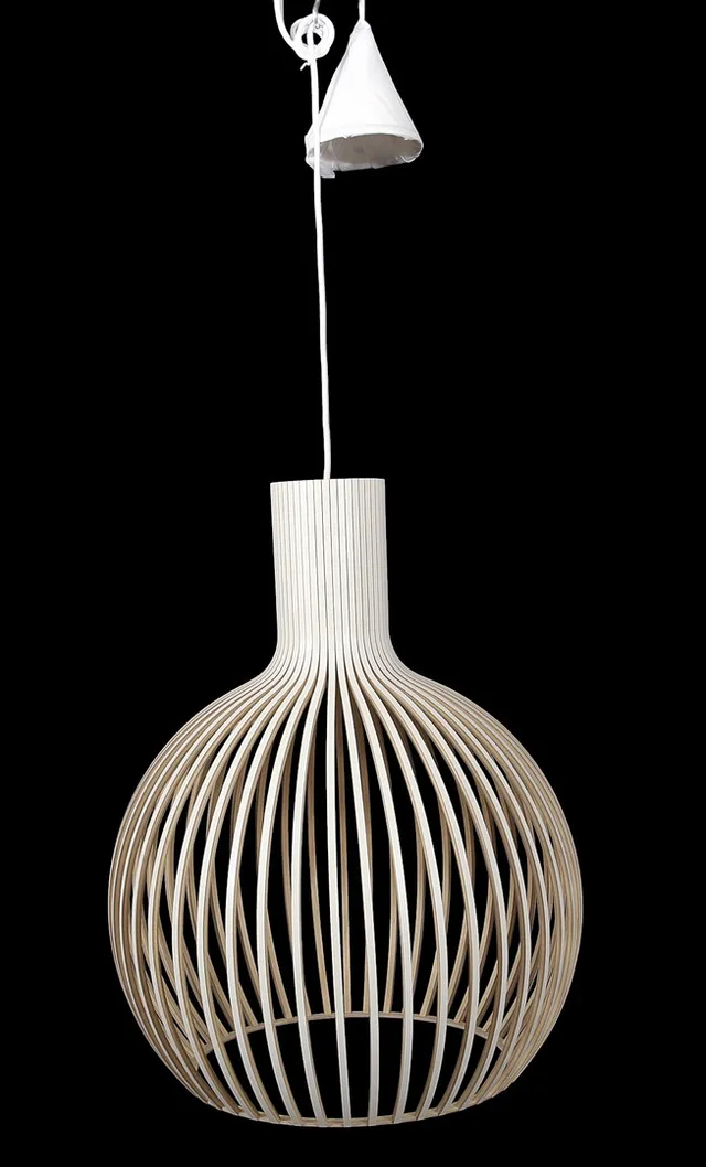 SEPPO KOHO. Taklampa, "Octo 4240", björk, Secto Design Finland , samtida.