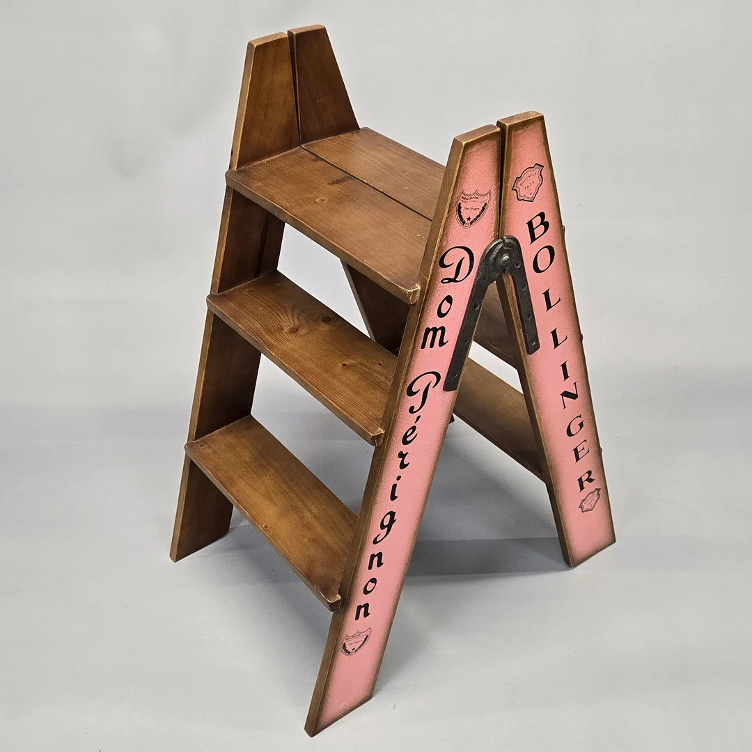 CHAMPAGNE ADVERTSING LADDER. — Advertising & Signs — Chalkwell Auctions