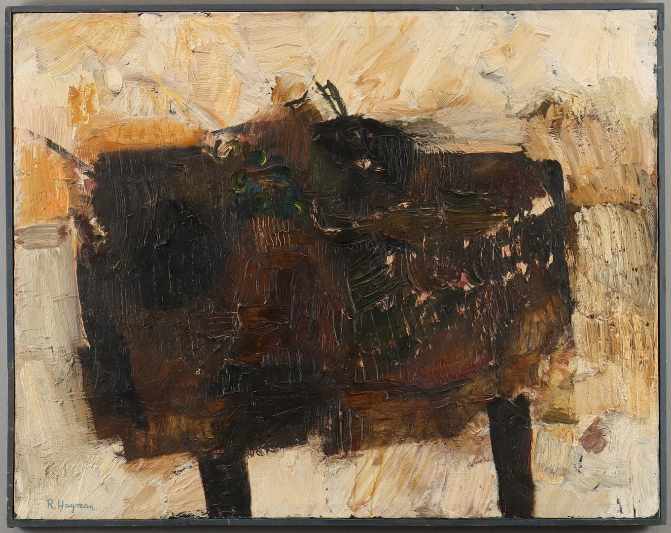 RUNE HAGMAN. Komposition. — Paintings — Karlstad Hammarö Auktionsverk