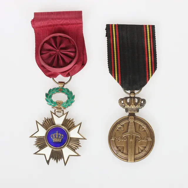 ORDENSTECKEN OCH MEDALJ, Belgien, 1900-talets första hälft.