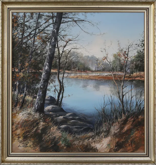 LARS NORDSTRÖM. OLJA på duk, signerad, 1900-tal.