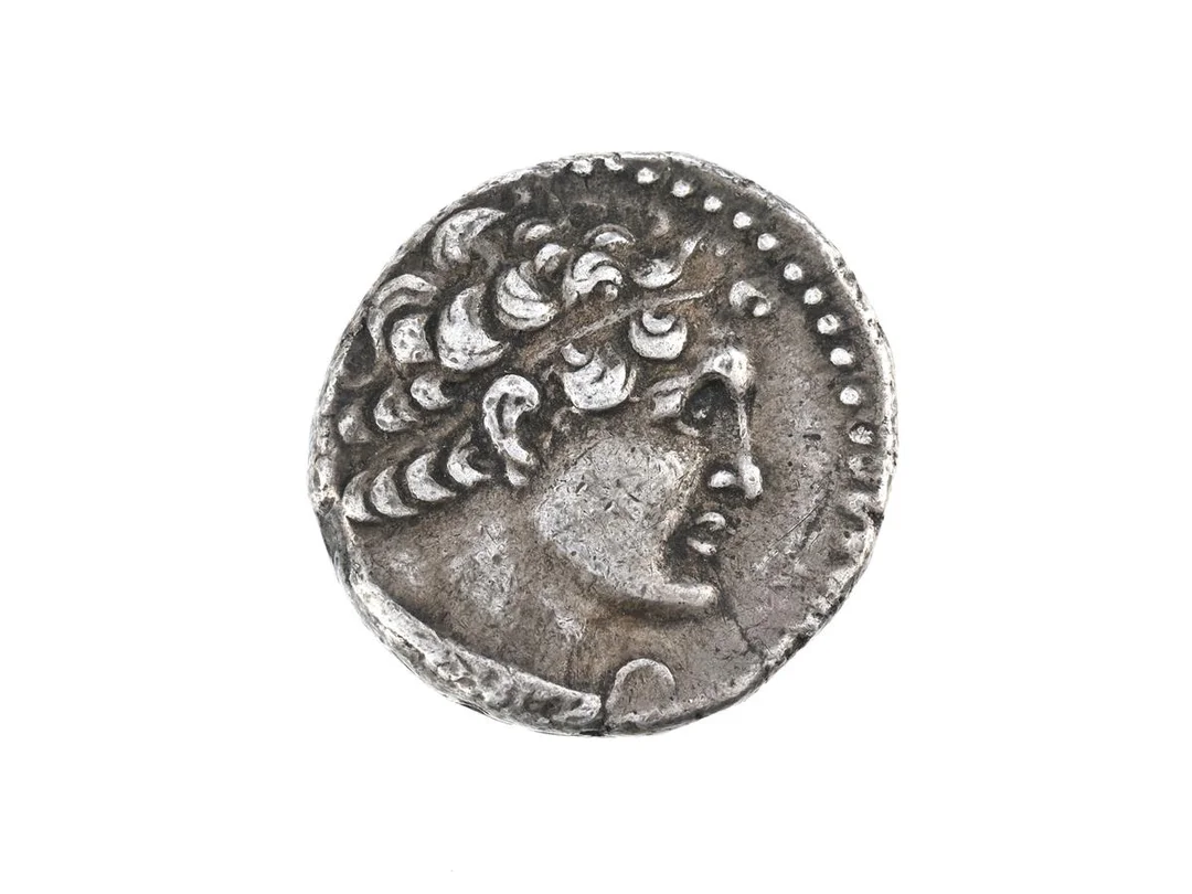 MYNT, silver, Drachm, 221-204 f.Kr., Alexandria, Ptolemaios IV Filopator, kvalité ca 1+, diameter 19 mm, vikt 6,9 g. — Mynt/Utländska mynt — Kaplans
