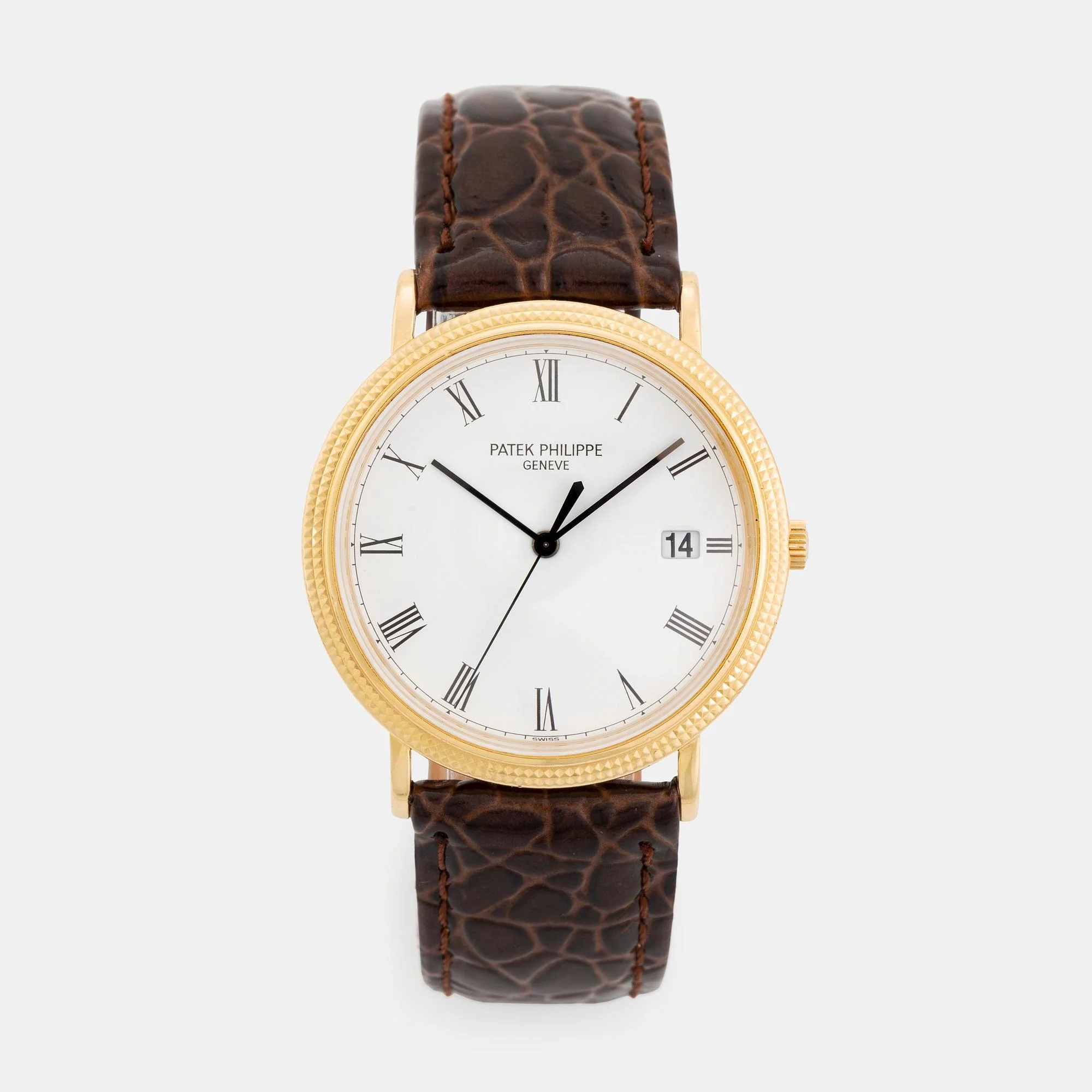 Patek Philippe, Calatrava, "Clous de Paris", ca 1990. — Bukowskis