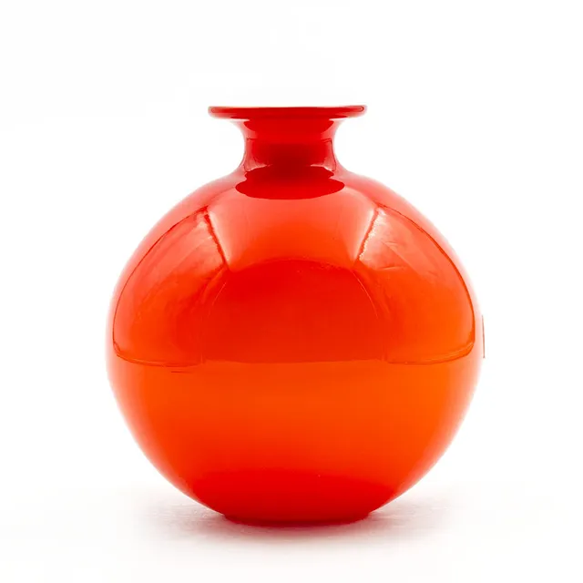PER LÜTKEN. Glasvas, "Holmegaard" "carnaby".