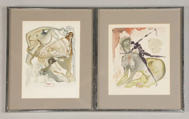 AFTER SALVADOR DALI (SPANISH, 1904-1989) "DIVINE COMEDY" (2).
