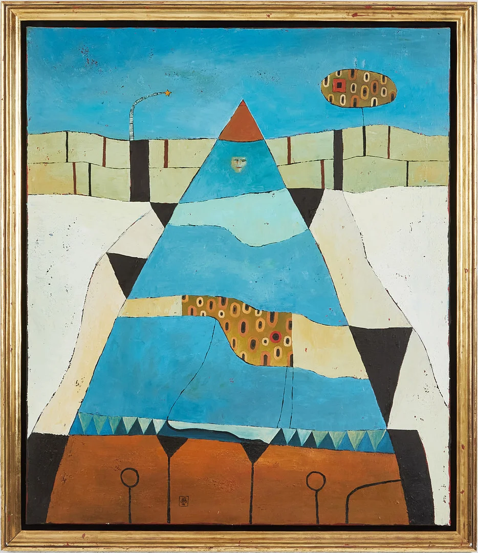 JONAS ALDGÅRD. ''Adam'', signerad och daterad 1998, olja på duk. — Paintings — Stockholms Auktionsverk Magasin 5