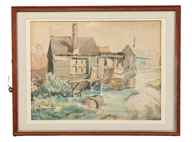 JACK COX (1914-2007), "JACK COX'S STUDIO".