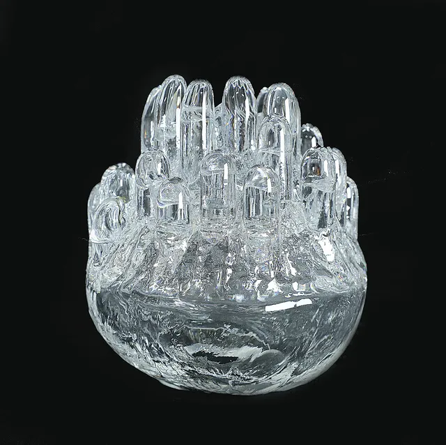 GÖRAN WÄRFF. ljuslykta, "Polar", Kosta glas.