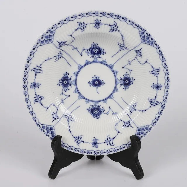 DJUPA TALLRIKAR, 6 stycken, "Musselmalet", Royal Copenhagen.