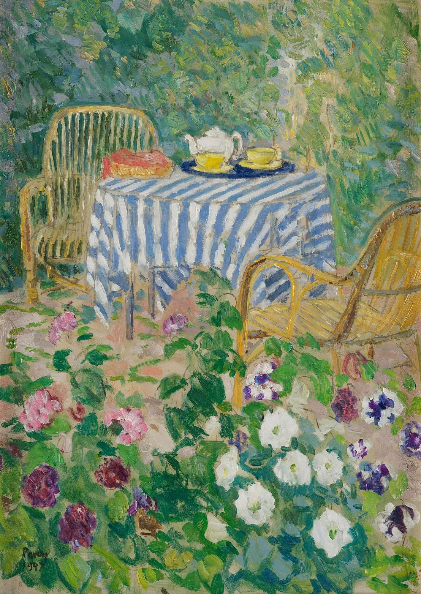 Arthur Percy, Sommar i trädgården. — Bukowskis