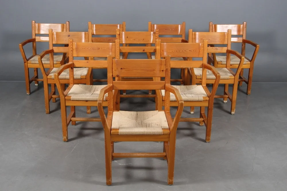 Tage Poulsen. Ti armstole (10) — Furniture/Chairs — Lauritz