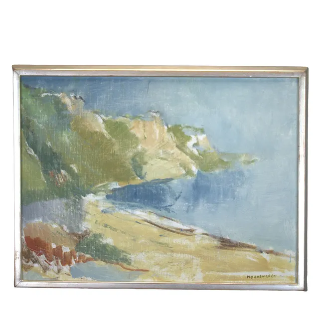ROLF NORDENGREN. Olja på duk, "Hven backar -1969", signerad.