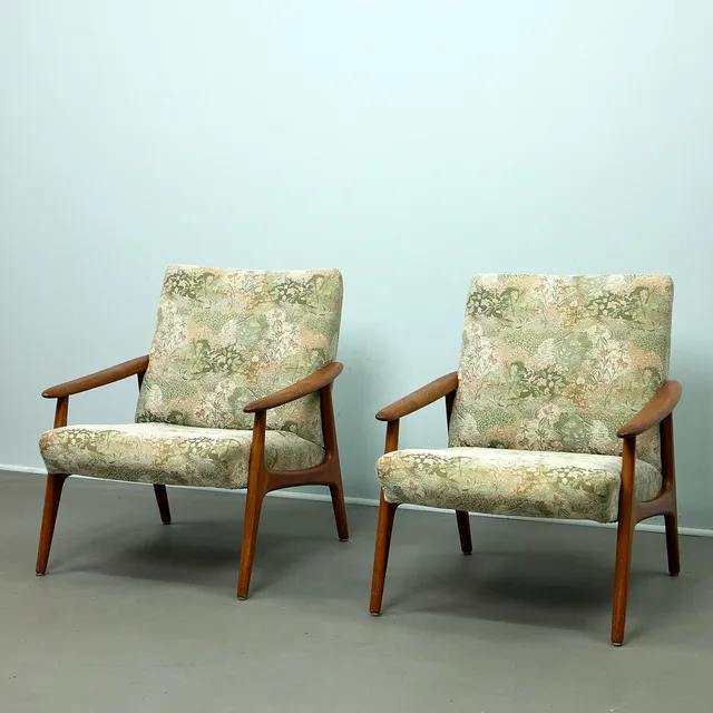 DANISH MØBELFABRIK. Paar Sessel / Lounge Chair, Teak, 1960er Jahre, Dänemark (2).