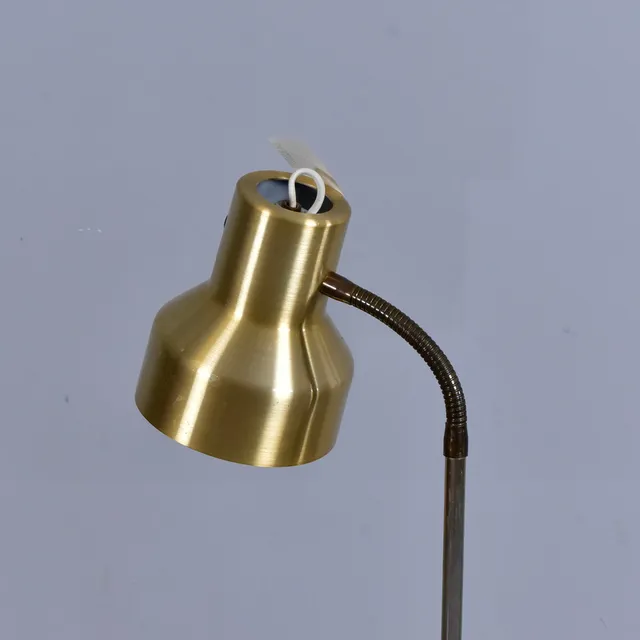 GOLVLAMPA, gulmetall, Belid.