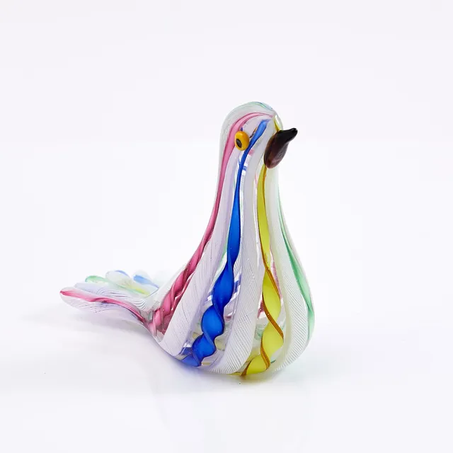 PAOLO VENINI, Murano, fågel, glas.
