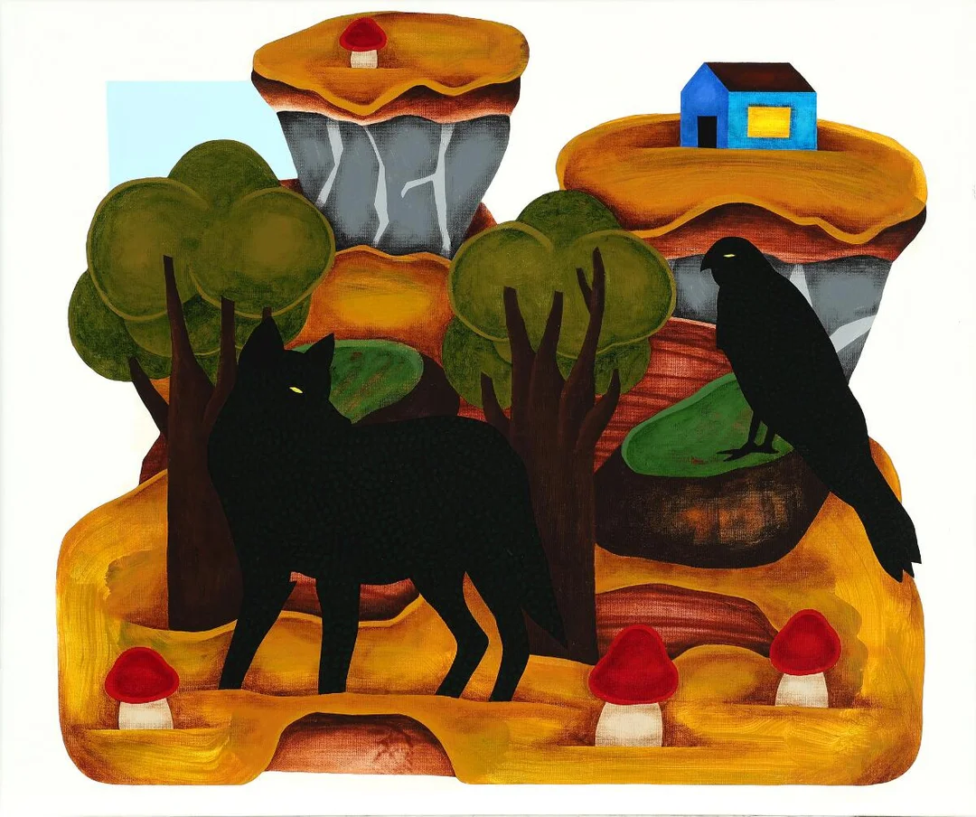 “Hemmelig Kærlighed”, 2007. Signed on the reverse. Oil on canvas. 50×60 cm. Unframed. — Modern Paintings/Modern art — Bruun Rasmussen