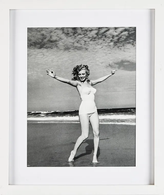 ANDRE DE DIENES. Marilyn Monroe, fotografi, intyg à tergo Chuck Murphy One West Publishing.